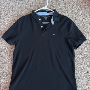 Tommy Hilfiger Classic Black Polo Shirt
